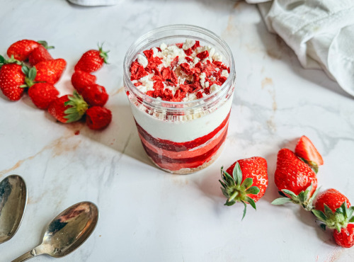 Philippe Segond MOF Pâtissier-Confiseur - Verrine glacée framboise-yaourt 300ml