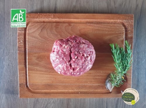 Ferme GAEC Côte Pardin - [Précommande] 1 kg Viande Hachée de Veau BIO Race Aubrac - PRODUIT DE SAISON