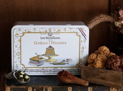 Les Mirliflores - Coffret découverte : biscuits, thé et cacao