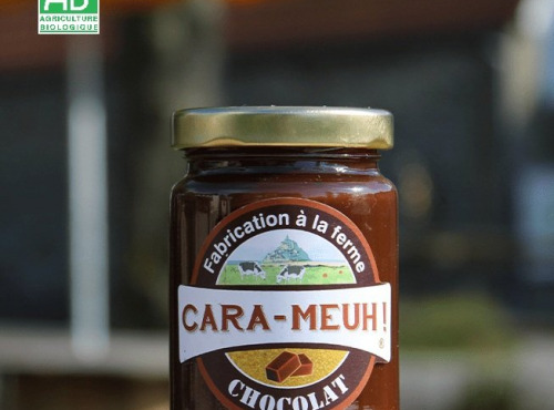 La Ferme des Cara-Meuh - Crème de caramel chocolat BIO – pot 120g