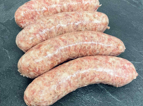 L'Atelier des Gourmets - Boucherie Charcuterie en Provence - Saucisse de Couenne - X4 (600g)