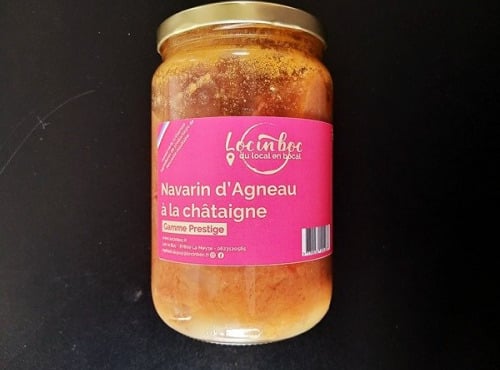 Loc in Boc : du local en bocal - Navarin d’agneau à la châtaigne 690g