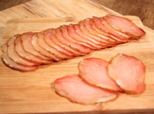 Les Jambons de Lessay - Bacon fumés et séchés en tranches 80g x5