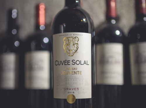 Château Jouvente - La Cuvée exceptionnelle de Jouvente - La Cuvée Solal AOC Graves Rouge 2016 - 3 Bouteilles