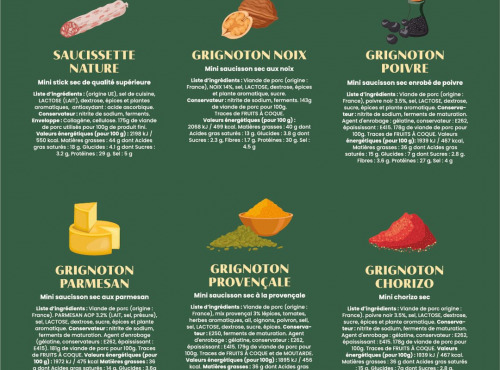 Maison Lascours - Calendrier de l'Avent Saucissons 2025 - 260 g