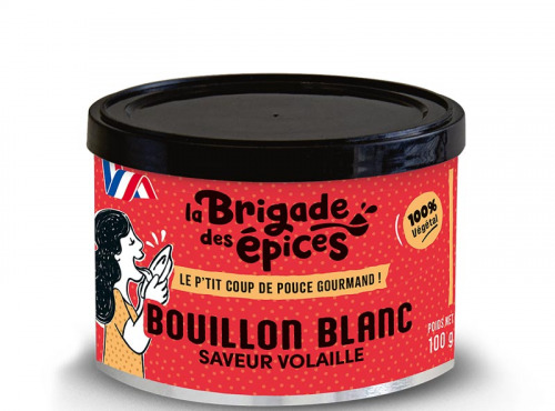 La Brigade des Epices - Bouillon végétal en poudre Saveur Volaille (SANS VIANDE) - 100g