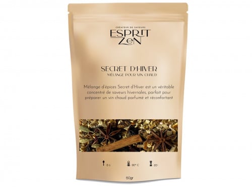 Esprit Zen - Spécial Vin Chaud 'Secret d'Hiver' - Sachet zip 50g