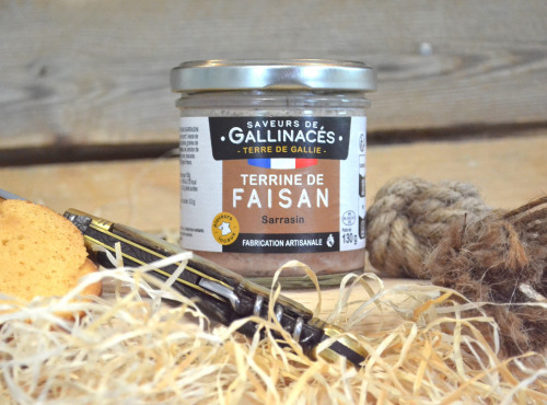 Terre de Gallie - Terrine de faisan au sarrasin x 20