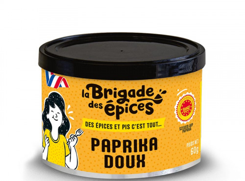La Brigade des Epices - Paprika doux - AOP de Szeged en Hongrie - 60g