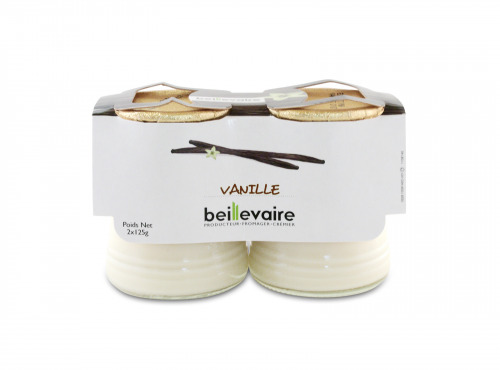 BEILLEVAIRE - Yaourts à la vanille x2