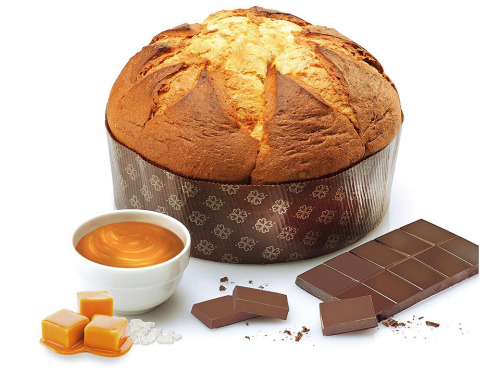 PASTA PIEMONTE - Panettone Caramel Beurre Salé & Chocolat au lait - 1 Kg