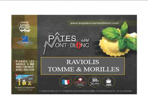 Les Pâtes Côté Mont Blanc - ravioli Tomme & Morilles