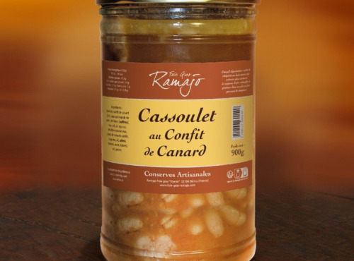 Maison Ramajo - Cassoulet au confit de canard 900g