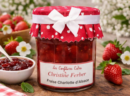 Maison Schmid - Confitures Extra de Christine Ferber - Fraise Charlotte d'Alsace 220g