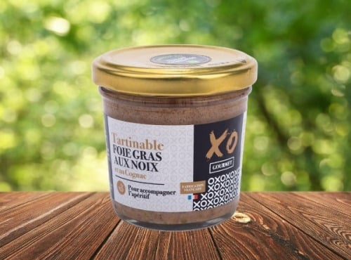 XO Gourmet - Tartinable au foie gras, aux noix et au cognac 80g