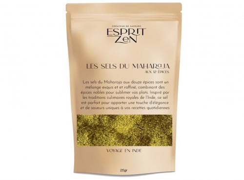 Esprit Zen - Sels du Maharaja aux 12 épices - Sachet zip 25g