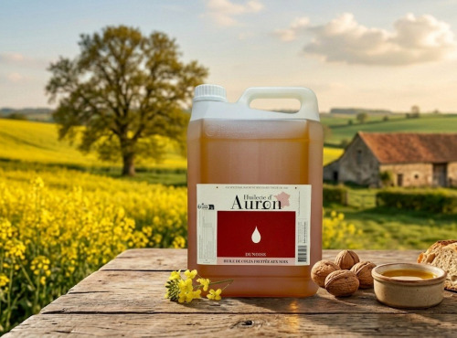 Huilerie d'Auron - Huile Dunoise 5L huile de colza fruitée aux noix (15%)