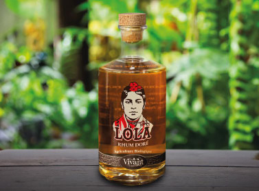 Alcools Vivant - Rhum Lola doré Bio 70cl