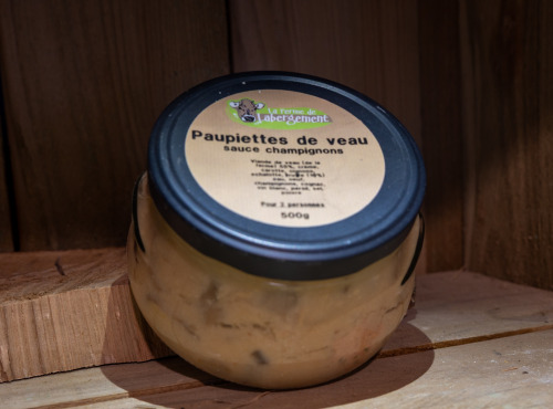La Ferme de Labergement - Paupiettes de veaux sauce aux champignons 500 g