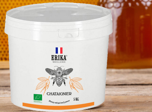 Erika Spirit - Seau de Miel de Châtaignier BIO - 5kg