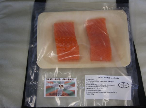 Bassilour Gourmet - Truite affinée non fumée émincée