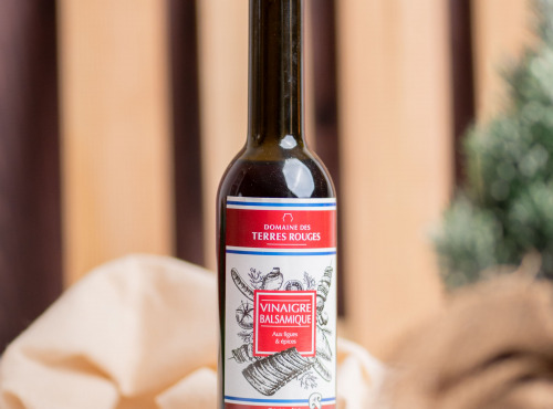 Domaine des Terres Rouges - Vinaigre Balsamique aux Figues et Epices 25 cl