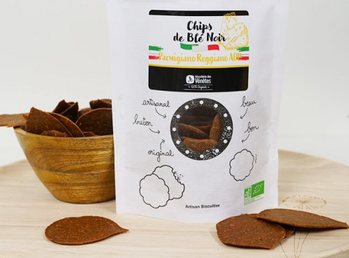 Biscuiterie des Vénètes - Chips blé noir Parmigiano Reggiano AOP