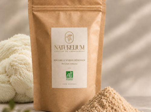 Naturélium - Poudre d’Hydne Hérisson (Lion’s Mane)