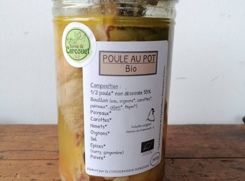 Ferme de Carcouet - Poule au pot bio - 900 g