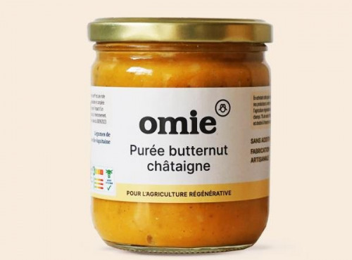 Omie - Purée butternut châtaigne bio - butternut de Charente - 380 g