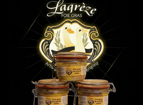 Lagreze Foie Gras - Trio de Foie Gras de Canard Entier 130g
