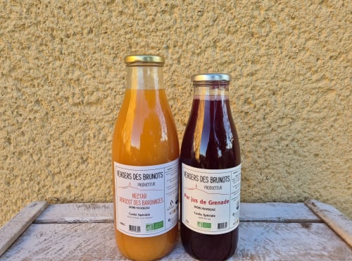 Vergers des brunots - Assortiement deux jus bio