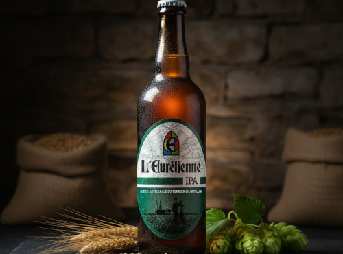 Bière L’Eurélienne – Brasserie de Chandres - BIERE IPA 75CL L'Eurélienne