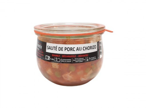 La Chaiseronne - SAUTE DE PORC AU CHORIZO