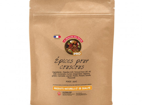 La Brigade des Epices - Épices pour couscous - sachet kraft 250g