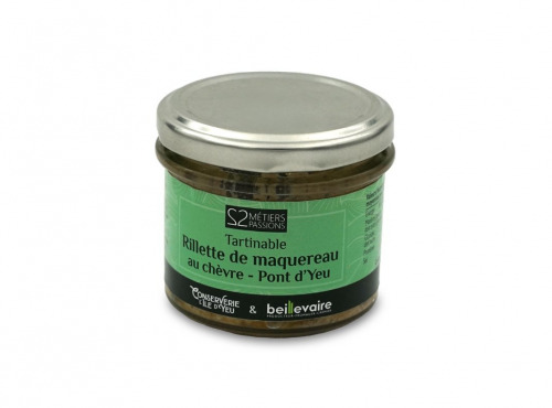 BEILLEVAIRE - tartinable. Rillette de maquereau au chèvre- pont d'Yeu
