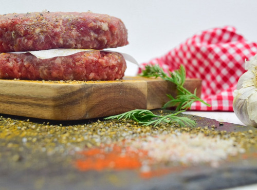 Dégustonfoin - [Précommande] [SURGELÉ] 4 hachés de Boeuf Simmental BIO et BBC de 150g