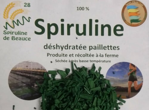 Spiruline de Beauce - Spiruline 100% française en paillettes séchées à froid