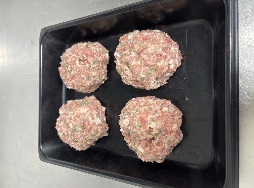La Ferme du Chaudron - Boulettes épice de porc bio 480g (4 pièces)