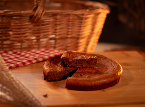 Maison Savary - Fondant au chocolat 400gr Format Bois - Colis de 20 unités