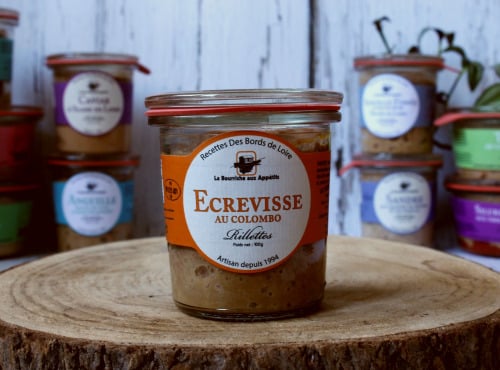 La Bourriche aux Appétits - Rillettes d'écrevisse au colombo 100g