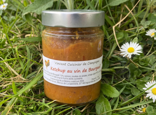 Des Poules et des Vignes à Bourgueil - Ketchup au vin de Bourgueil