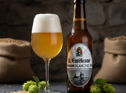 Bière L’Eurélienne – Brasserie de Chandres - 6 X BIERES BLANCHE  L'Eurélienne 33CL