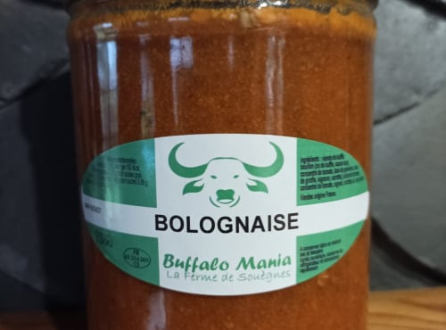 La Ferme de Souegnes - Sauce Bolognaise au jeune buffle