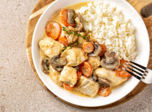 La Ferme de Franck et Blandine - Blanquette de veau de lait bio - Recette du Chef Etoilé Valentin LOISON