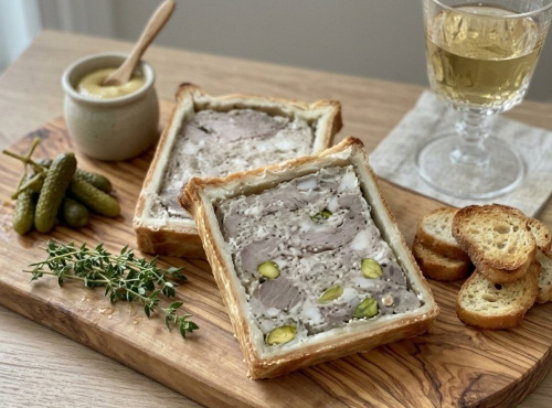 Le Cochon Sans Cochonnerie - Pâté en croûte sans nitrite 2 tranches 220g