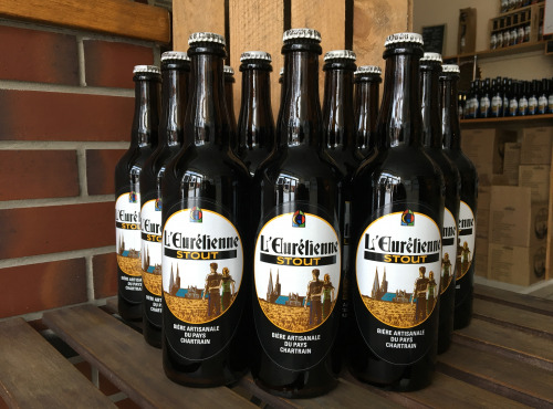 Bière L’Eurélienne – Brasserie de Chandres - Offre Spéciale ''Saint Patrick" : 11 Bières Stout 75cl + 1 Offerte
