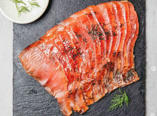 Maison Matthieu - Saumon Fumé Gravlax Tranché - 250g x8