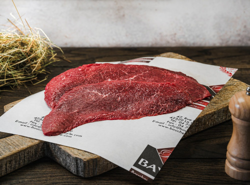 Maison BAYLE - Champions du Monde de boucherie 2016 - Biftecks dans la fondue Bœuf Limousin Label Rouge - 2,16kg (12 tranches)