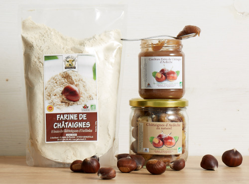 GAEC Roux - Coffret Châtaignes d'Ardèche - 3 produits